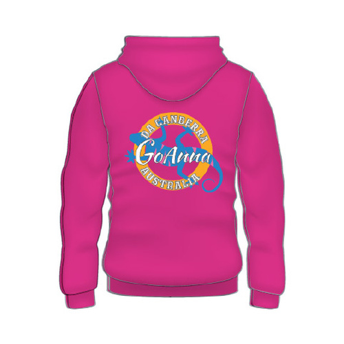 Dragons Abreast - Hoodie Pink/Teal - Image 2